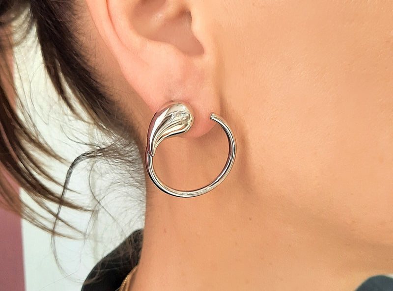 STEEL EARRING STER185